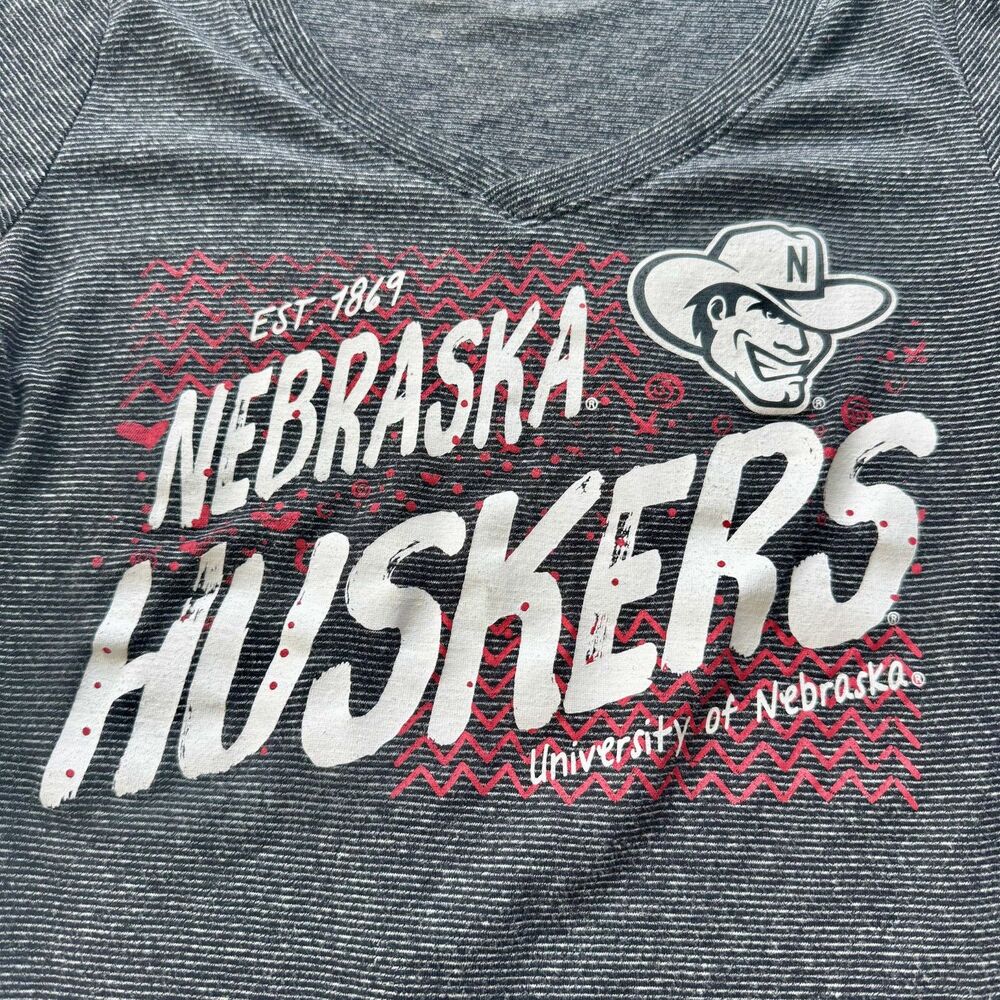 Women's Nebraska Huskers T Shirt | Cornhuskers Football Basketball Volleyball - Picture 4 of 6